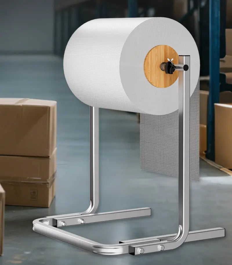 Bubble Wrap Roll Dispenser, Tabletop Manual Bubble Cushion Foam Wrap Holder for Packing, Moving and Shipping