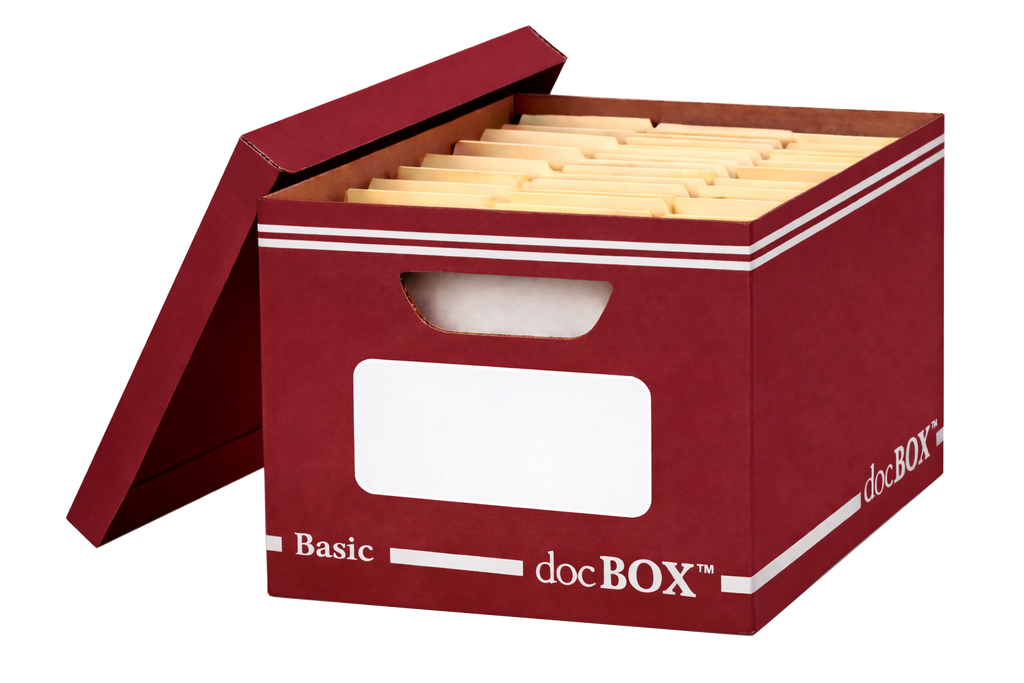 docBox | Burgundy | Basic | Buy 10 Get 2 FREE | Pack of 12
