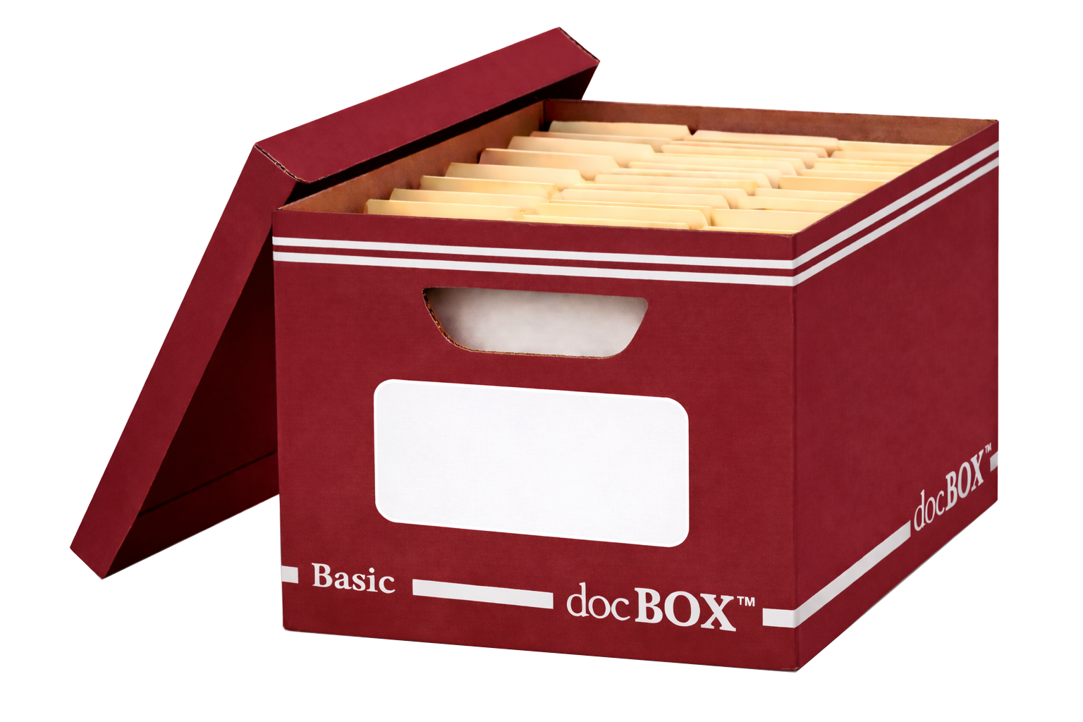 docBox | Burgundy | Basic | Buy 10 Get 2 FREE | Pack of 12