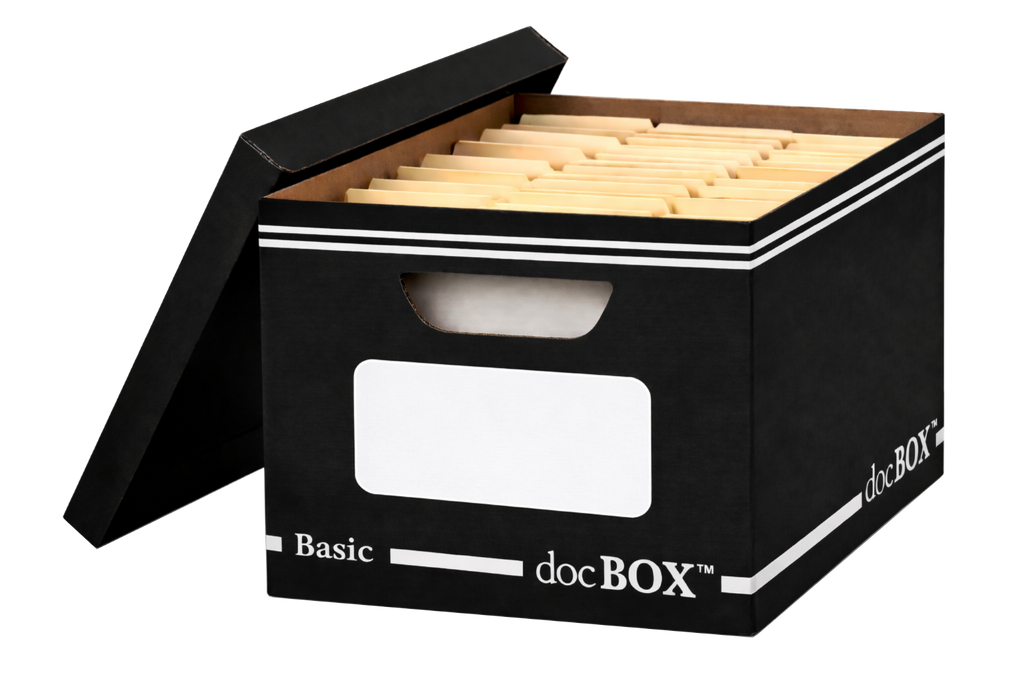 docBox | Onyx Black | Basic | Buy 10 Get 2 FREE | Pack of 12