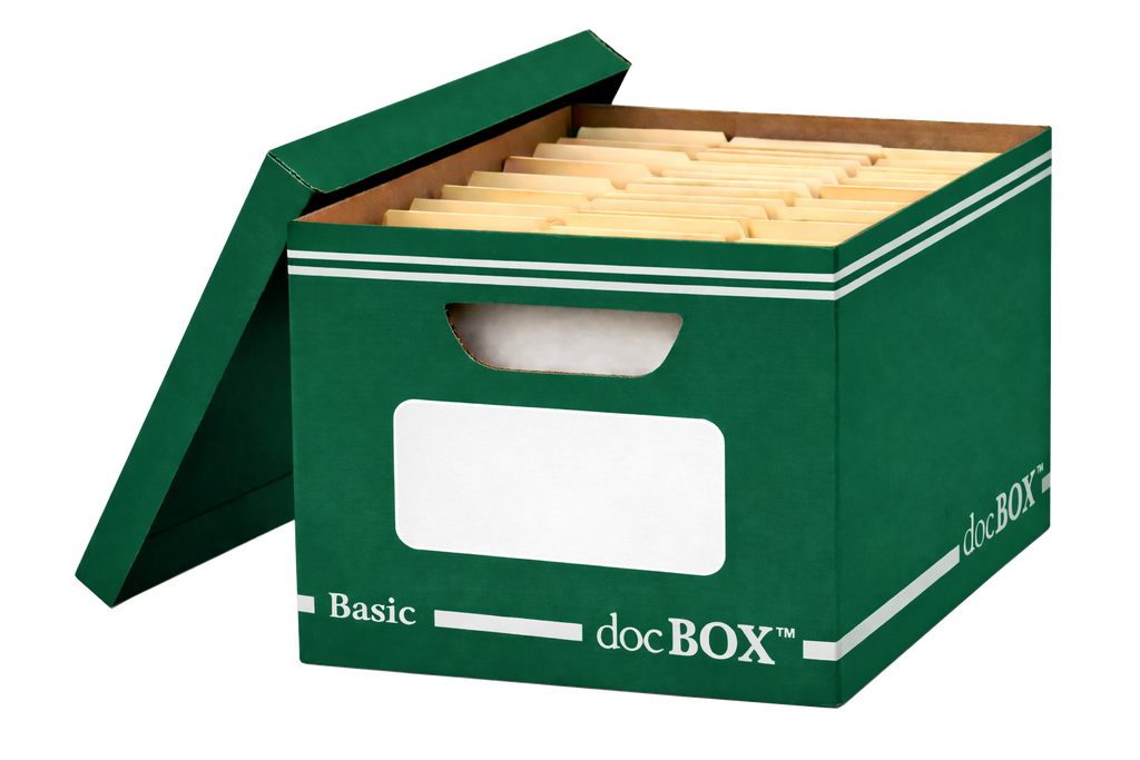 docBox | Oxford Green | Basic | Buy 10 Get 2 FREE | Pack of 12