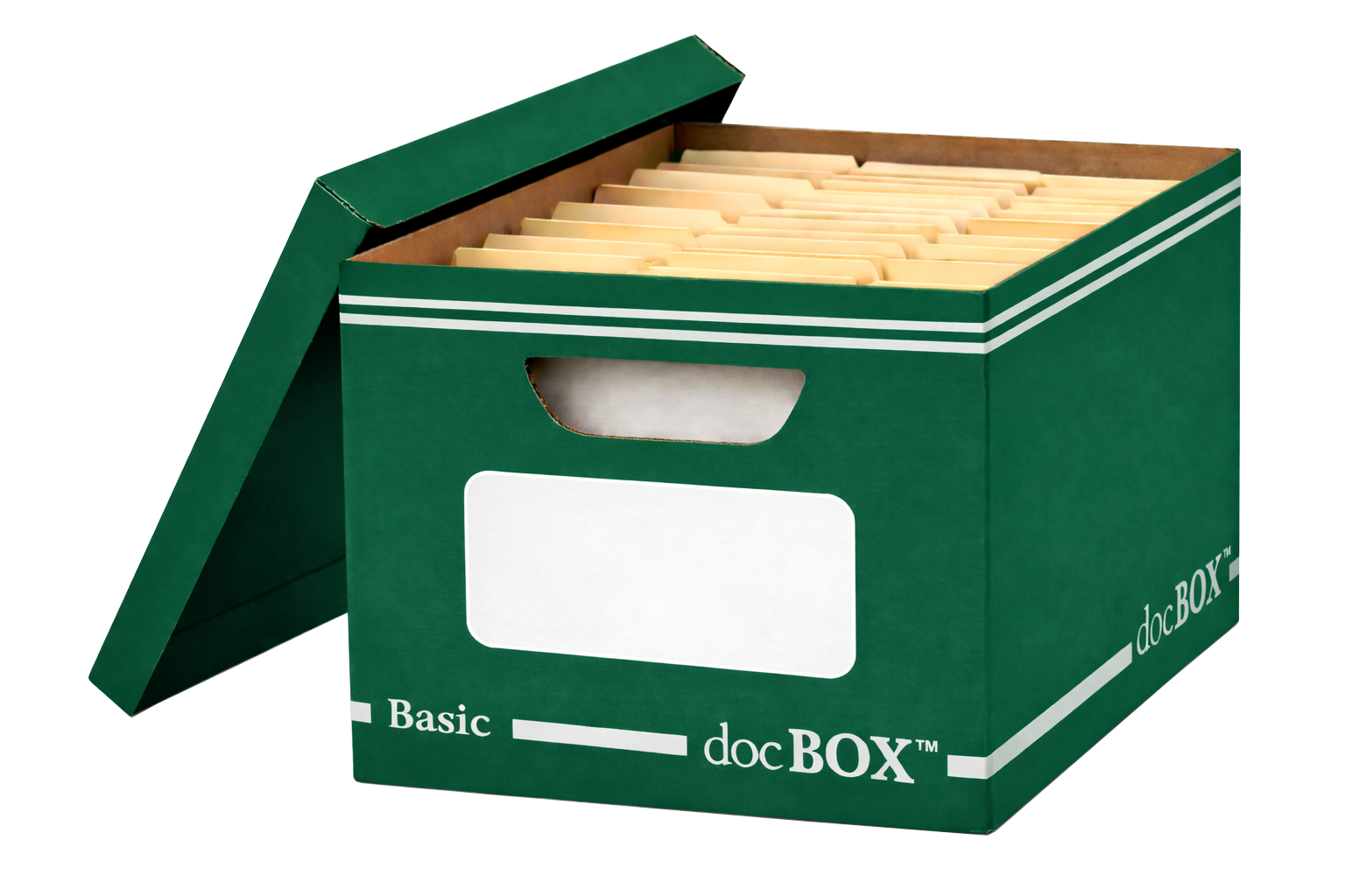 docBox | Oxford Green | Basic | Buy 10 Get 2 FREE | Pack of 12