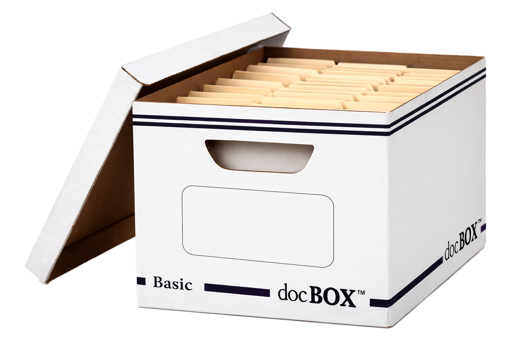 docBox | White | Basic | Buy 10 Get 2 FREE | Pack of 12
