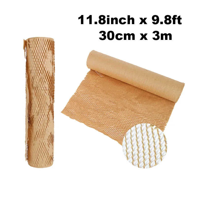 Hans， 30cmx3m honeycomb paper for Cushioning, Crash Protection, transport packaging, gift packaging Etc.