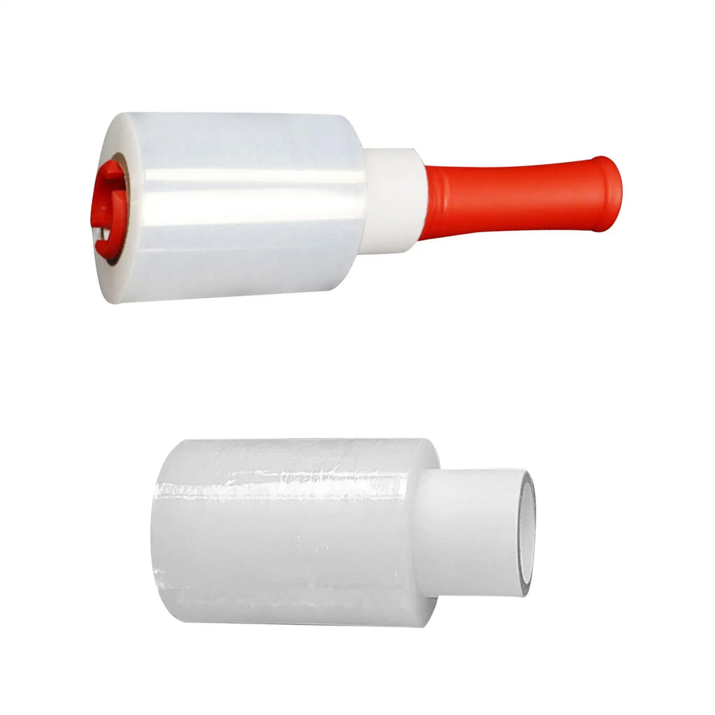 Clear Stretch Film Shrink Wrap with Handle PP Wrap for Pallet Shipping Strength Stretch Wraps Roll for Packaging