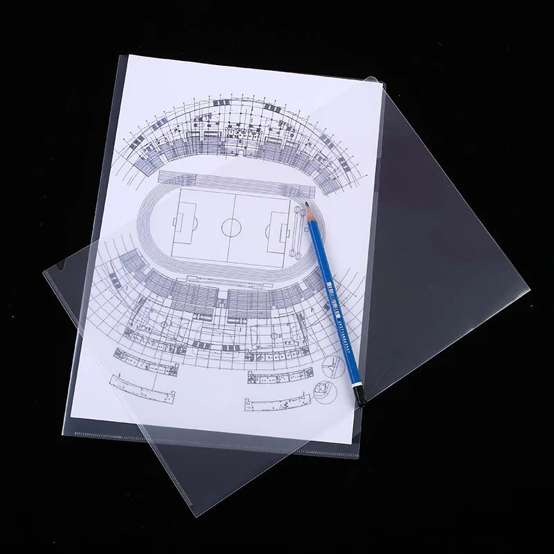 10/20/30/50 PCS A4 File Folder Desk Organizer Stationery Clear Folder for Documents Office School Supplies