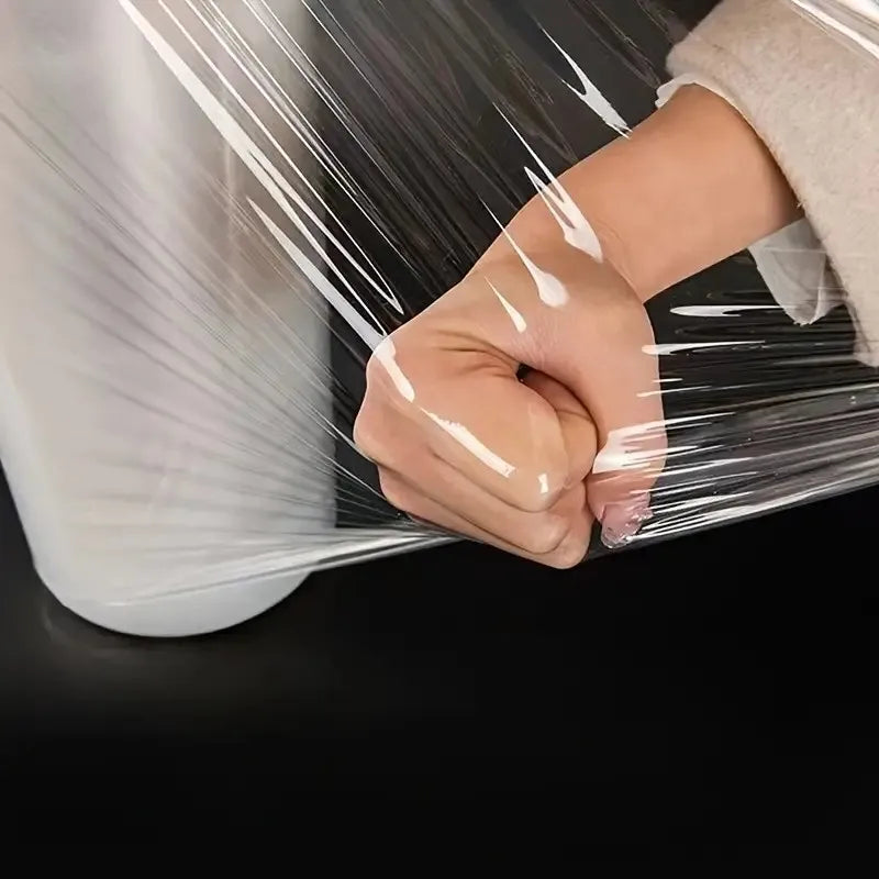 1roll Heavy-Duty Stretch Wrap Film – Extra Strong, Odor-Free, & Easy To Use for Moving & Packing