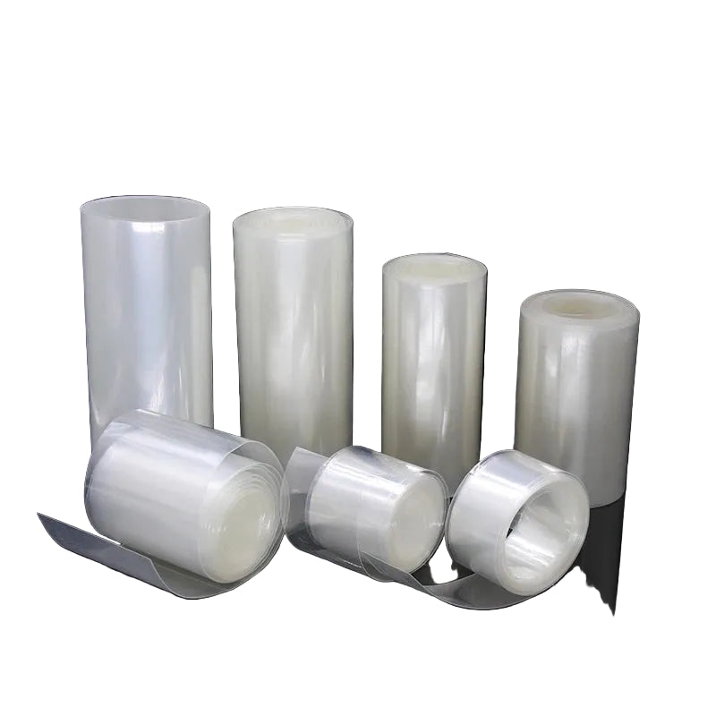 2/5/10M Clear PVC Heat Shrink Tubing Width 50mm ~ 500mm Insulation Film Wrap Lithium Case Cable Sleeving Shrinkable Heat Tube