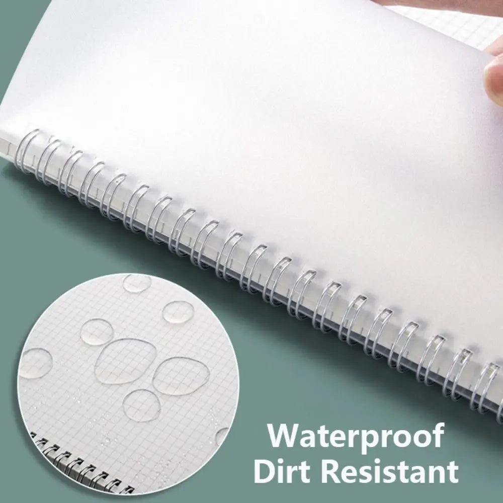 Thickened A4/A5/A6/B5 Coil Notebook Grids/Blank/Horizontal Line Flip Over Design Sketchbook Memo Pad School Office Supplies