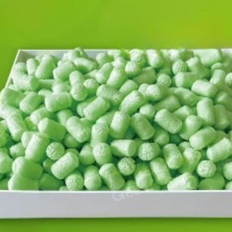 Solid Color Carbon Environmental Foam Degradable Color Gift Box Filler Shock Resistant Decompression Water Soluble Particles