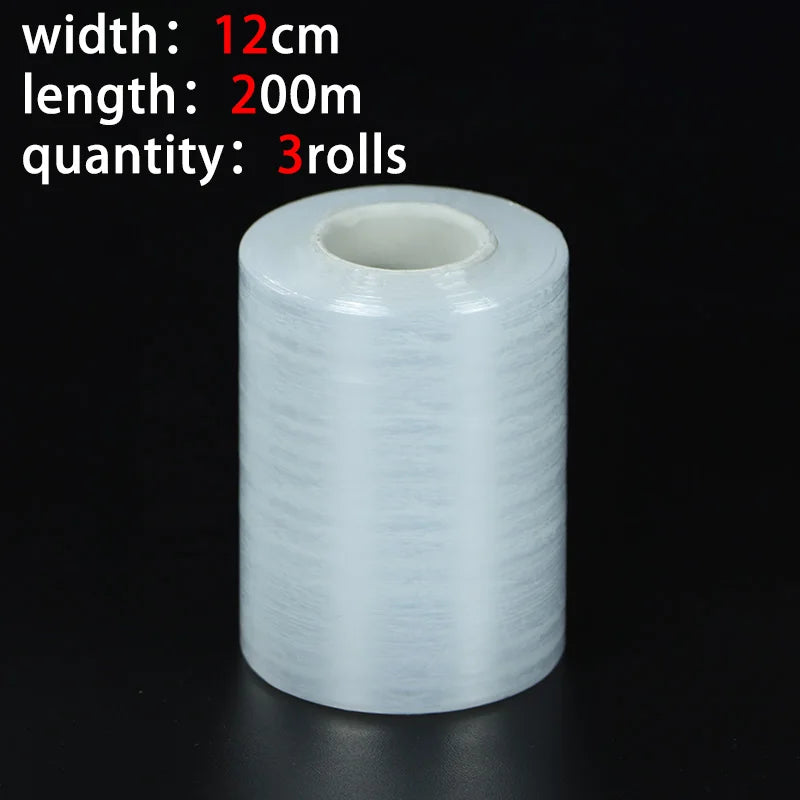 PE Stretch Film - Self-Adhesive Stretch Wrapping Film for Packing Boxes, Parafilm, Grafting & Sealed Storage