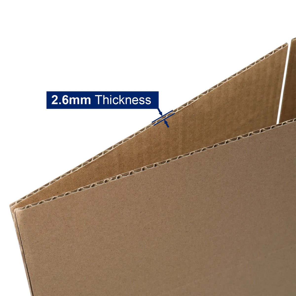 100Pcs 8x8x4 Inch 2.6mm Thick Brown Kraft Corrugated Shipping Boxes Small Cardboard Mailer Boxes for E-commerce Shipping Packaging Storage