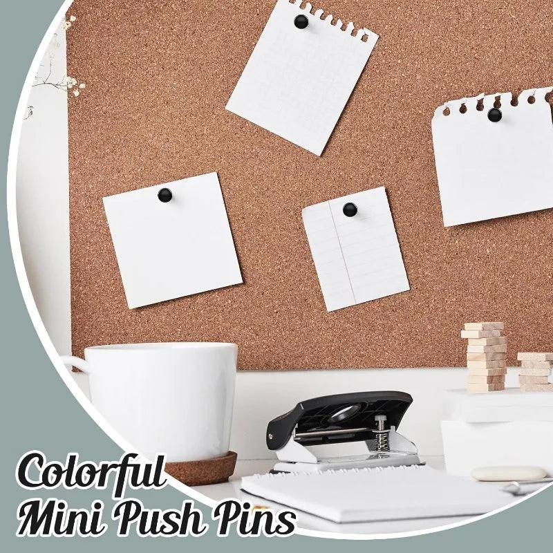 100Pcs/Bag Push Pins Photo Postcard Decoration Transparent Tacks for Photo Wall Bulletin Board Home Wall Home Office School