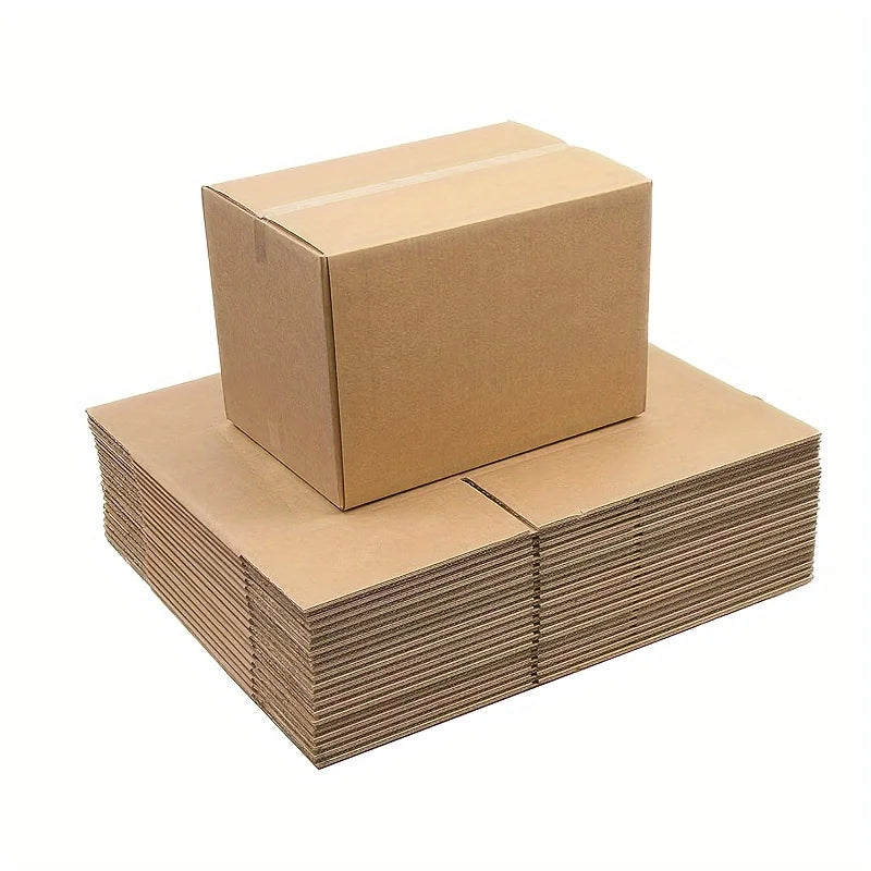 10pcs Shipping Boxes & 4.13 × 5.12 × 8.27 inch shipping corrugated cardboard boxes, kraft paper shipping boxes-for shipping pack