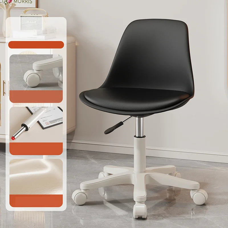 360-degree swivel office chair - Modern design adjustable office chair with comfortable seat and smooth wheels