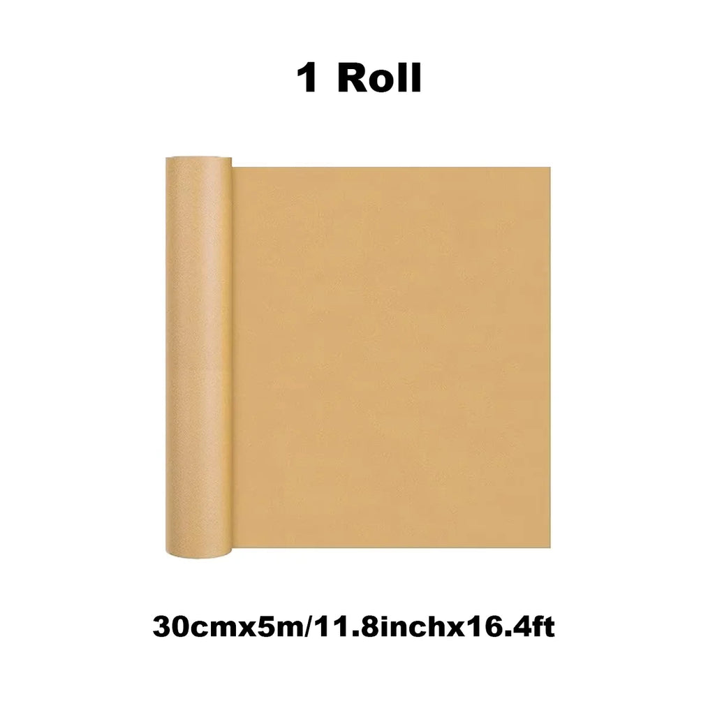 YITAPE 30cm*5M Brown Kraft Paper Roll for Gift Wrapping Moving Packing Material Bouquet Flowers DIY Crafts Painting Art