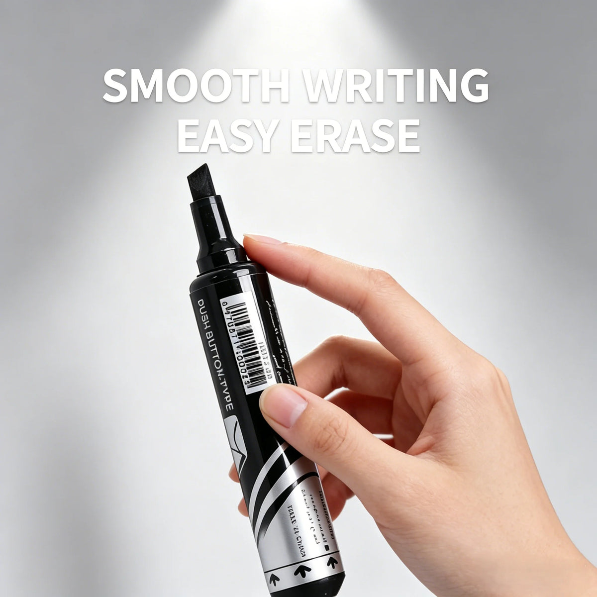 16/4pcs Push-Button Whiteboard Markers - Vibrant Quick-Dry Low-Odor Chisel Tip Pens for Office