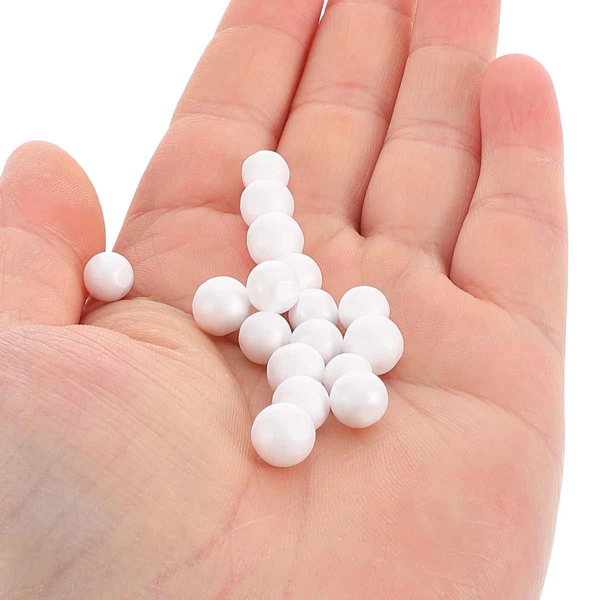 2 Bags Foam Beads Filling Material Mini Balls for Cushion Pillow Stuffing Vase Filler DIY Crafts Supplies Foam Stuffing Small
