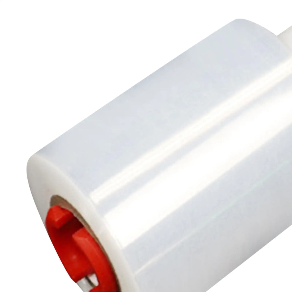 Clear Stretch Film Shrink Wrap with Handle PP Wrap for Pallet Shipping Strength Stretch Wraps Roll for Packaging