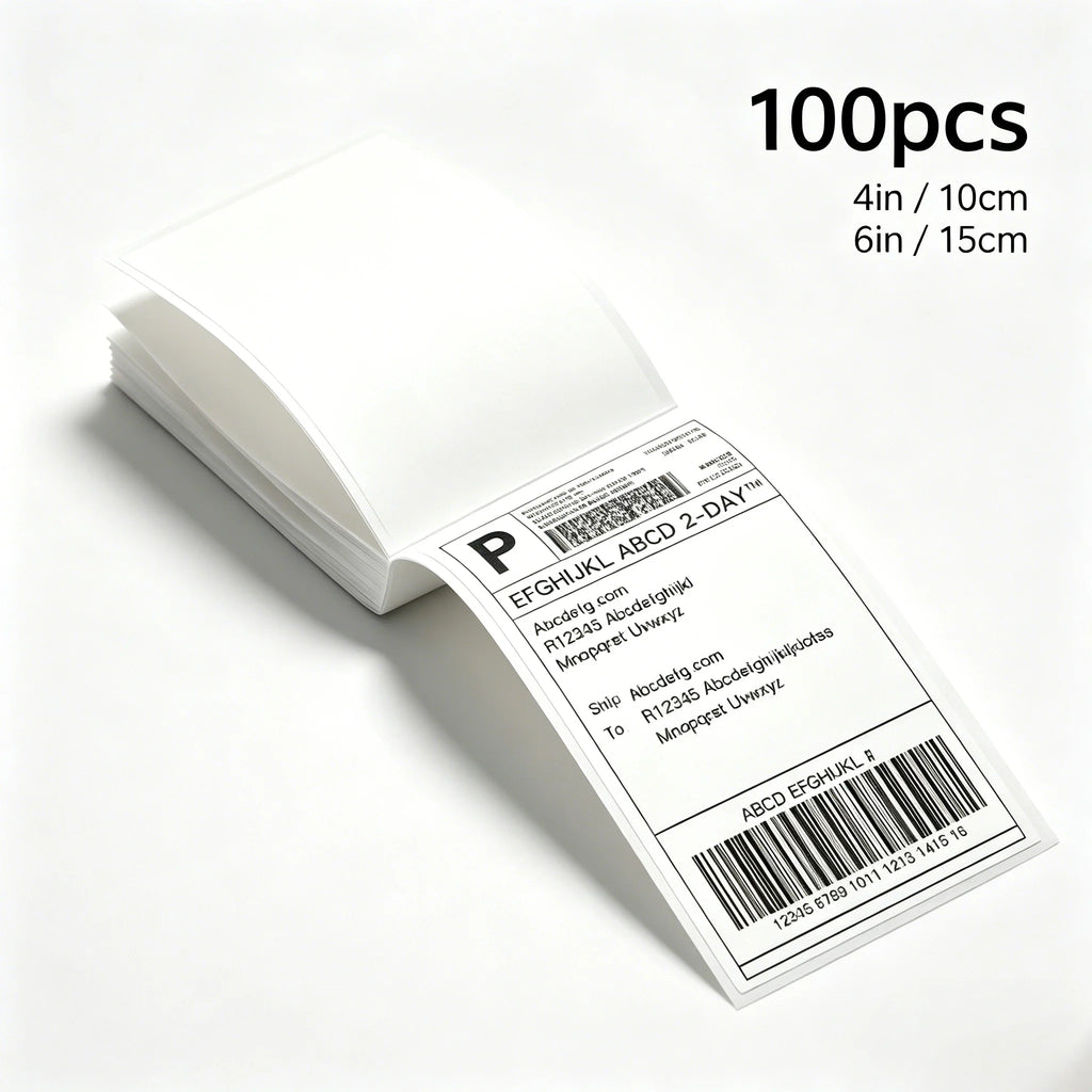 500/350 Sheets 4 inch X 6 inch Thermal Label Paper 100 X 150 mm Self-Adhesive stickers, Suitable for Thermal Shipping Labels DHL