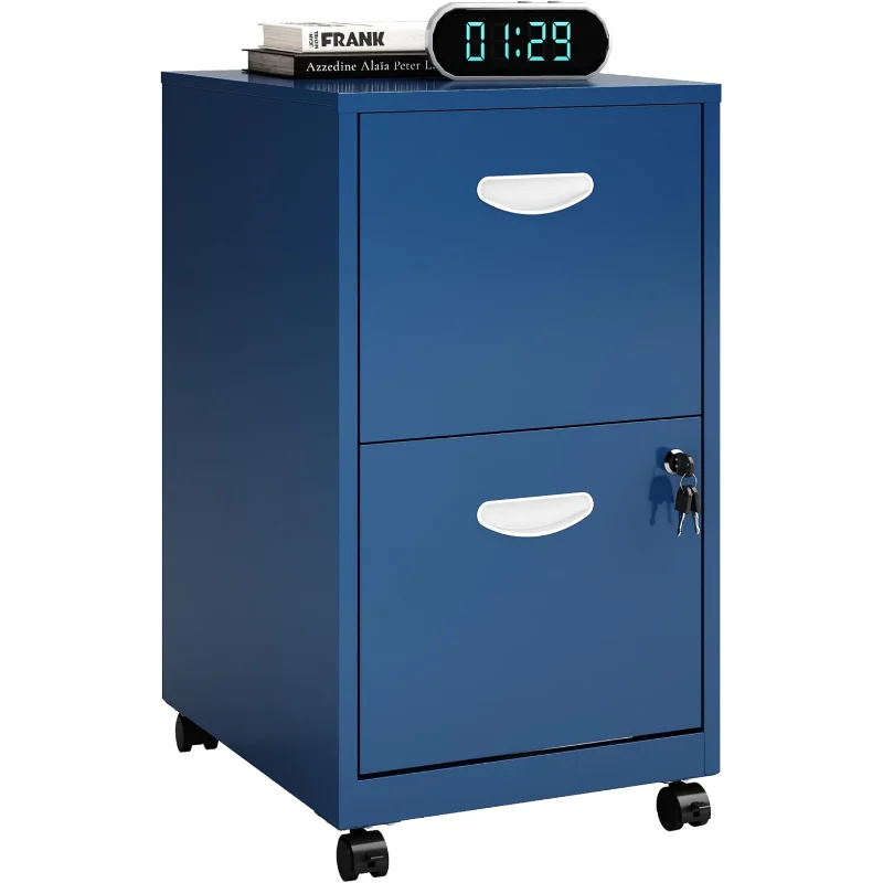2 Drawer File Cabinet with Lock Metal Filing Cabinet for Home Office Storage Organizer