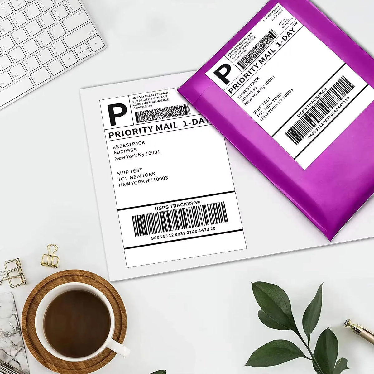 4x6 Inch Thermal Label Paper 100/200/500 Sheets 100x150mm Labels Shipping DHL UPS Express Barcode For 9220/9210/246S/D100/D200