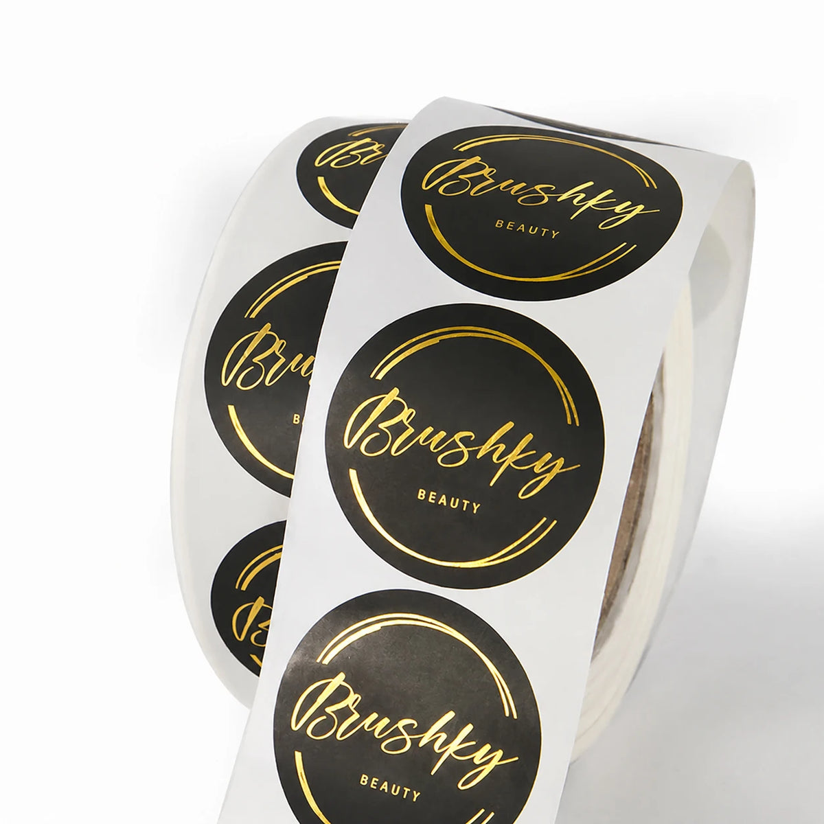 Custom Self-Adhesive Vinyl Stickers Roll Labels Waterproof Logo Sticker Printing for Business Customization