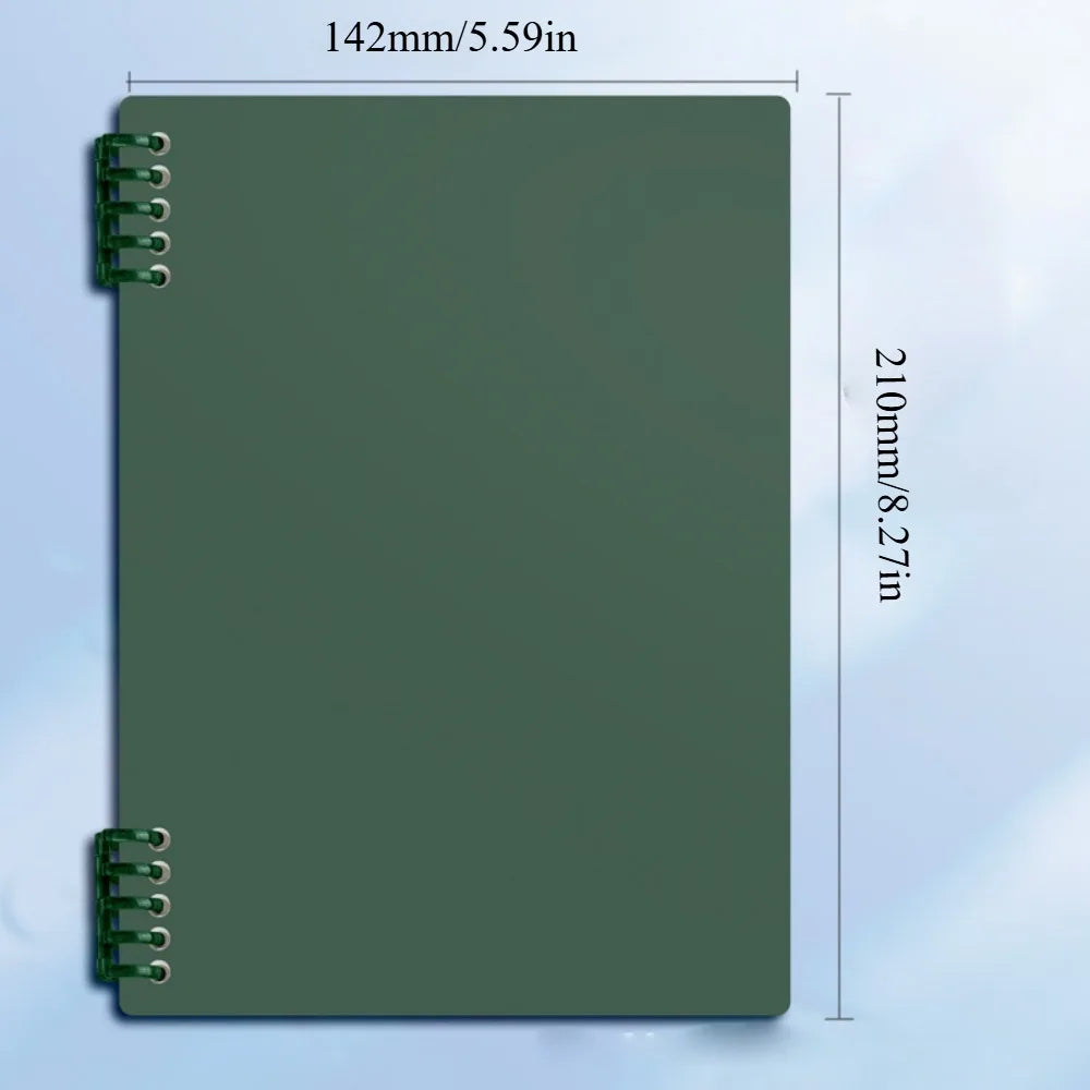 21x14.2CM A5 Notebook Detachable Notebook for Office School Learning Record Notebook Suitable for Students Officer Teacher Nurse Doctor