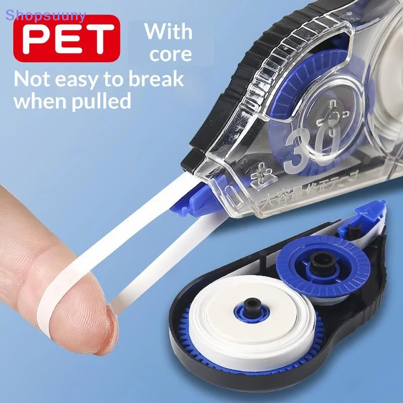 [SU]1/3 Pcs Correction Tape30M Large Capacity White Out Roller Smooth No Break Kawaii School Office Writing Error Correction[SU]
