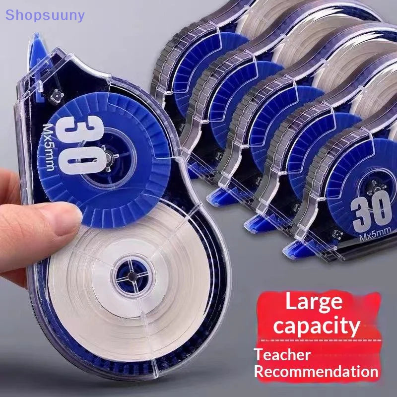 [SU]1/3 Pcs Correction Tape30M Large Capacity White Out Roller Smooth No Break Kawaii School Office Writing Error Correction[SU]