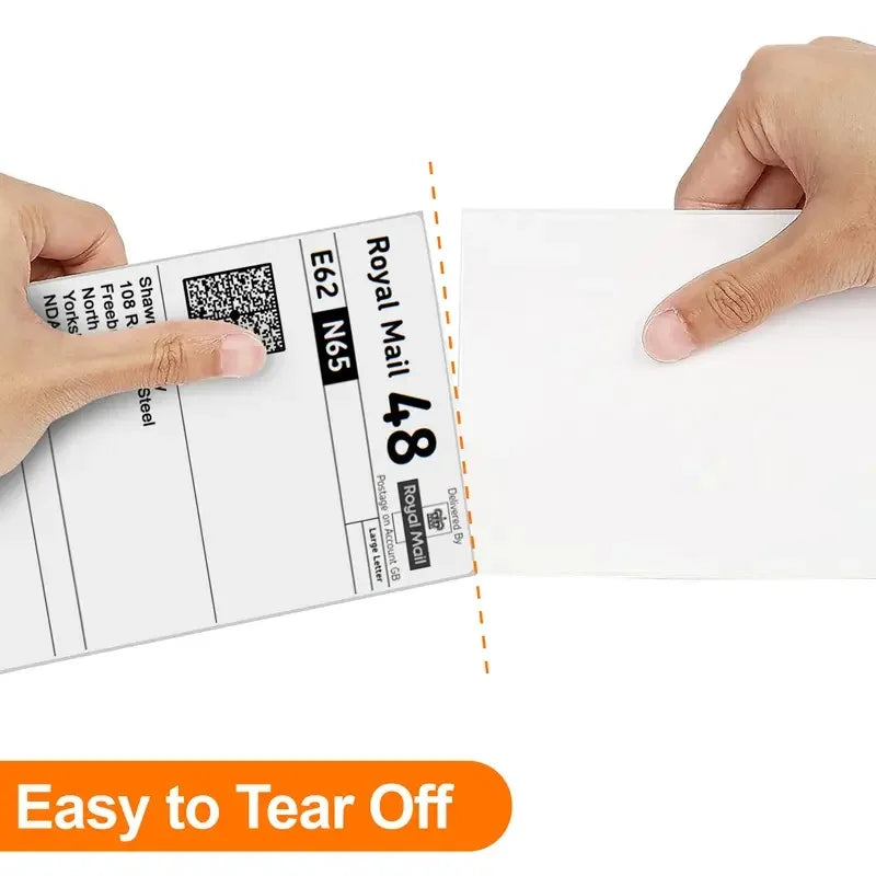 500/350 Sheets 4 inch X 6 inch Thermal Label Paper 100 X 150 mm Self-Adhesive stickers, Suitable for Thermal Shipping Labels DHL