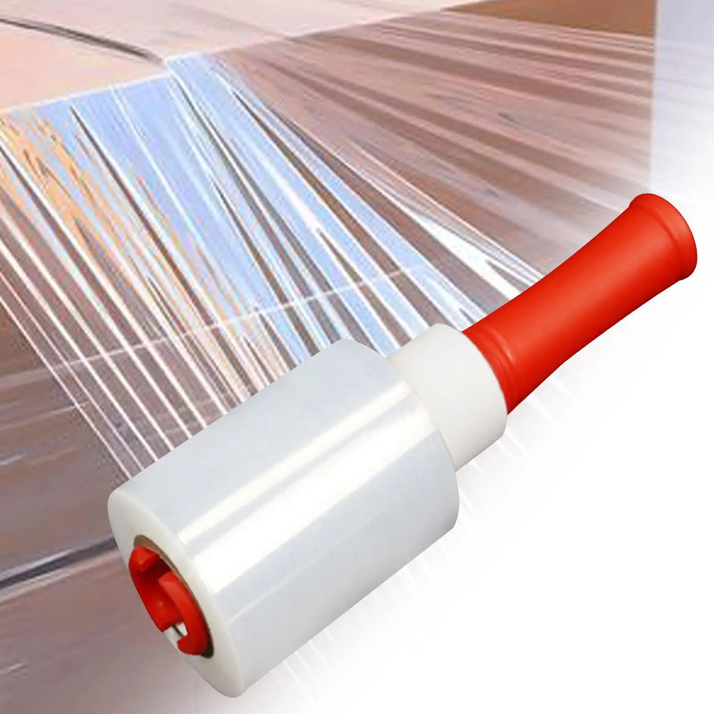 Clear Stretch Film Shrink Wrap with Handle PP Wrap for Pallet Shipping Strength Stretch Wraps Roll for Packaging