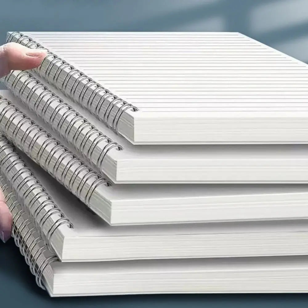 Thickened A4/A5/A6/B5 Coil Notebook Grids/Blank/Horizontal Line Flip Over Design Sketchbook Memo Pad School Office Supplies