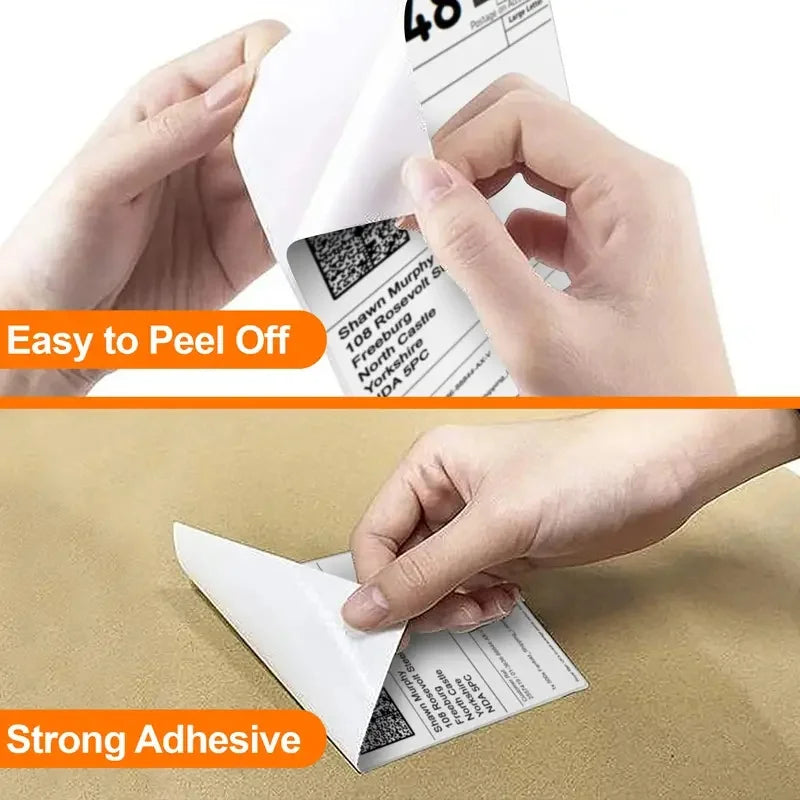 500/350 Sheets 4 inch X 6 inch Thermal Label Paper 100 X 150 mm Self-Adhesive stickers, Suitable for Thermal Shipping Labels DHL