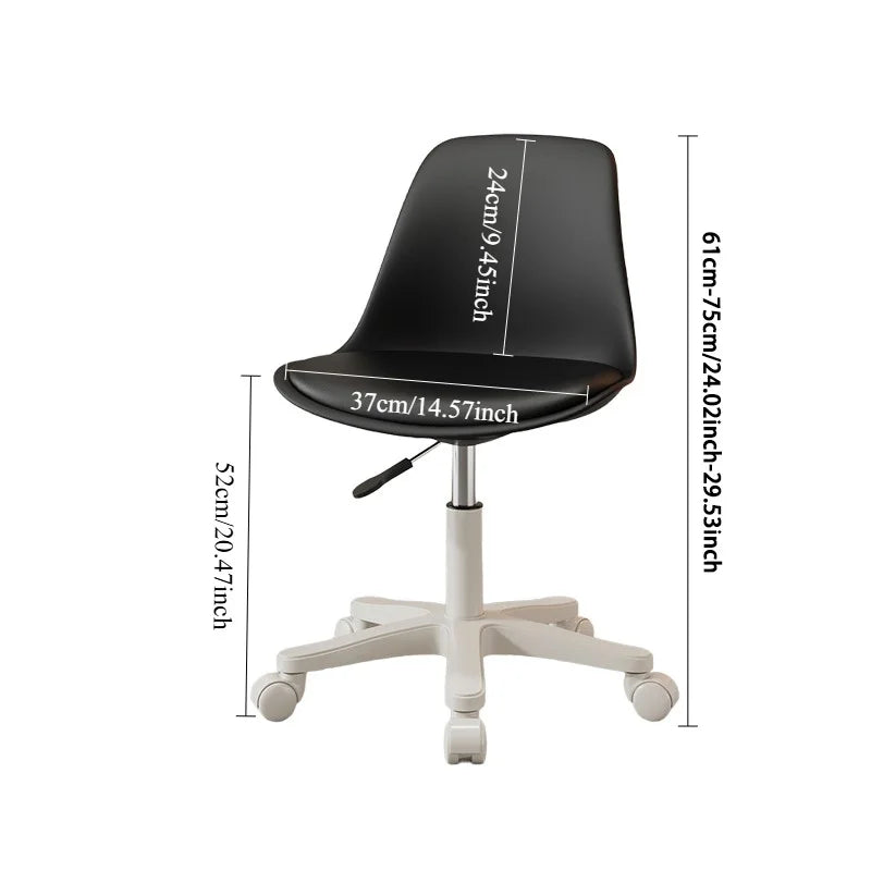 360-degree swivel office chair - Modern design adjustable office chair with comfortable seat and smooth wheels