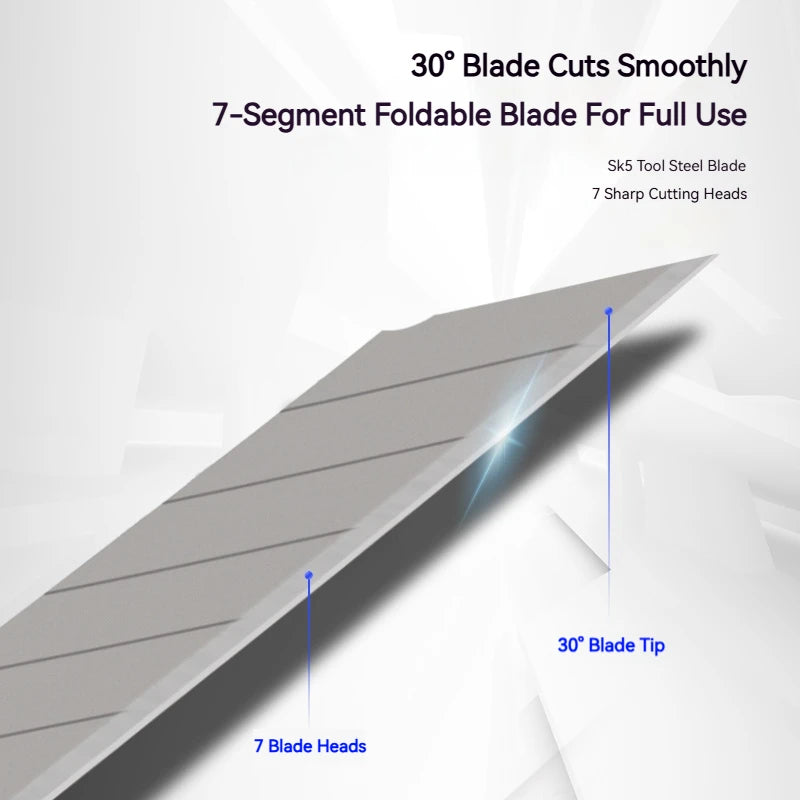 10/100Pcs Stainless Steel Utility Knife Set, Non‑Slip Box Cutter with Sharp Blades for Paper Cutting, Unboxing & Carving