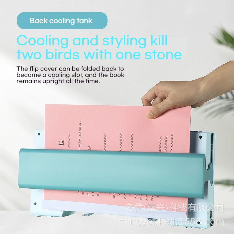A4 Hot Melt Binding Machine Home Automatic Gluing Small Binding Machine 4mm Thermal Fusion Cover For Document Finishing Office
