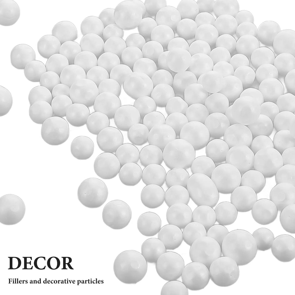2 Bags Foam Beads Filling Material Mini Balls for Cushion Pillow Stuffing Vase Filler DIY Crafts Supplies Foam Stuffing Small