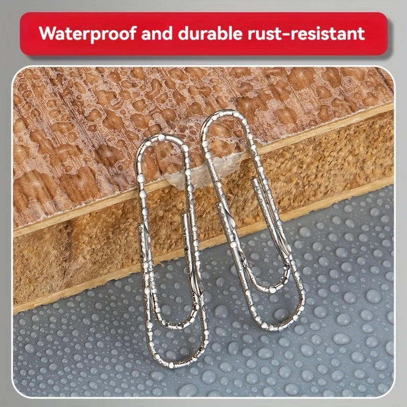 1000pcs Barrel Pack Stainless Steel Paper Clips - Heavy-Duty Thickened Anti-Rust Metal Fasteners for Office, School And Home Use
