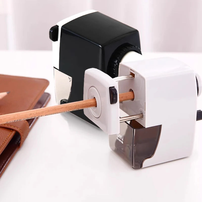 Deli Rotary Pencil Sharpener for Office And School Stationery Pencil Cutter Table Sharpeners