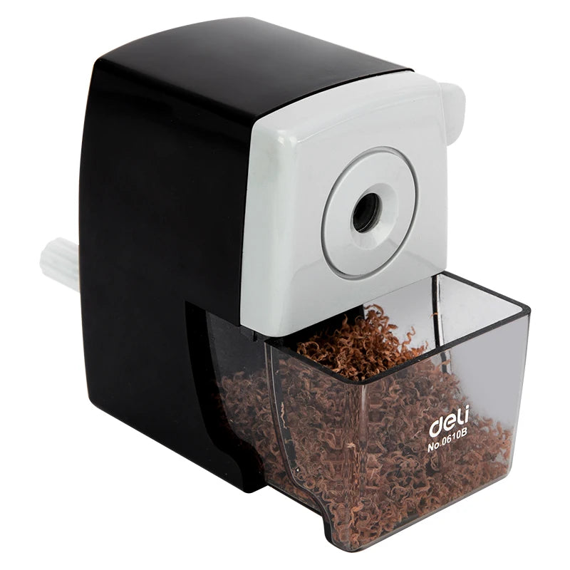 Deli Rotary Pencil Sharpener for Office And School Stationery Pencil Cutter Table Sharpeners