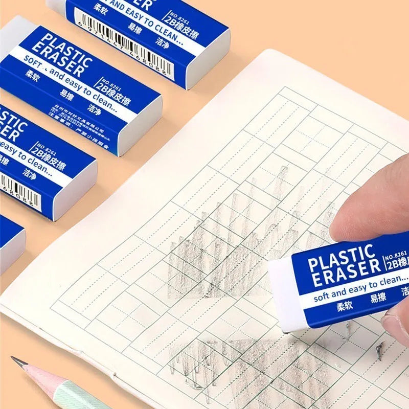 2B Pencils Eraser Student Office School Stationery Writing Art Drawing Rubber Wrong Questions Correction Eraser Office Supplies