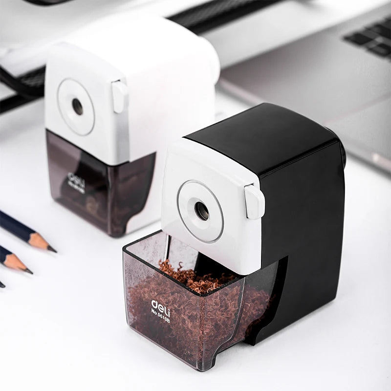 Deli Rotary Pencil Sharpener for Office And School Stationery Pencil Cutter Table Sharpeners