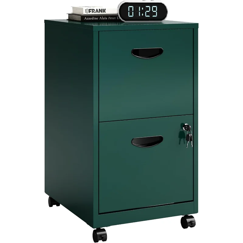 2 Drawer File Cabinet with Lock Metal Filing Cabinet for Home Office Storage Organizer