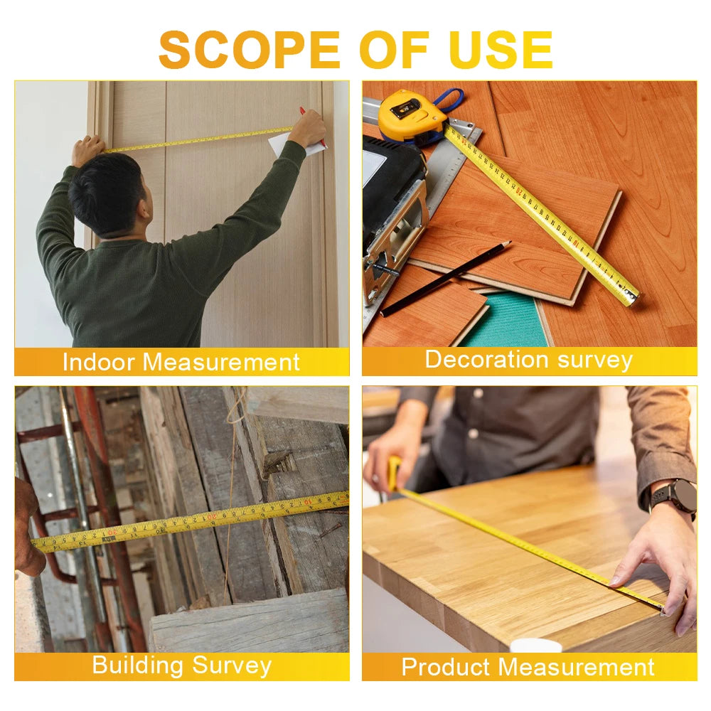 BESTIR Measuring Tape Measure 3M 5M 7.5M Metric Tape Ruler Centimeter 10Ft 16Ft 25Ft Measuring Tool Ruler Metric And Feet