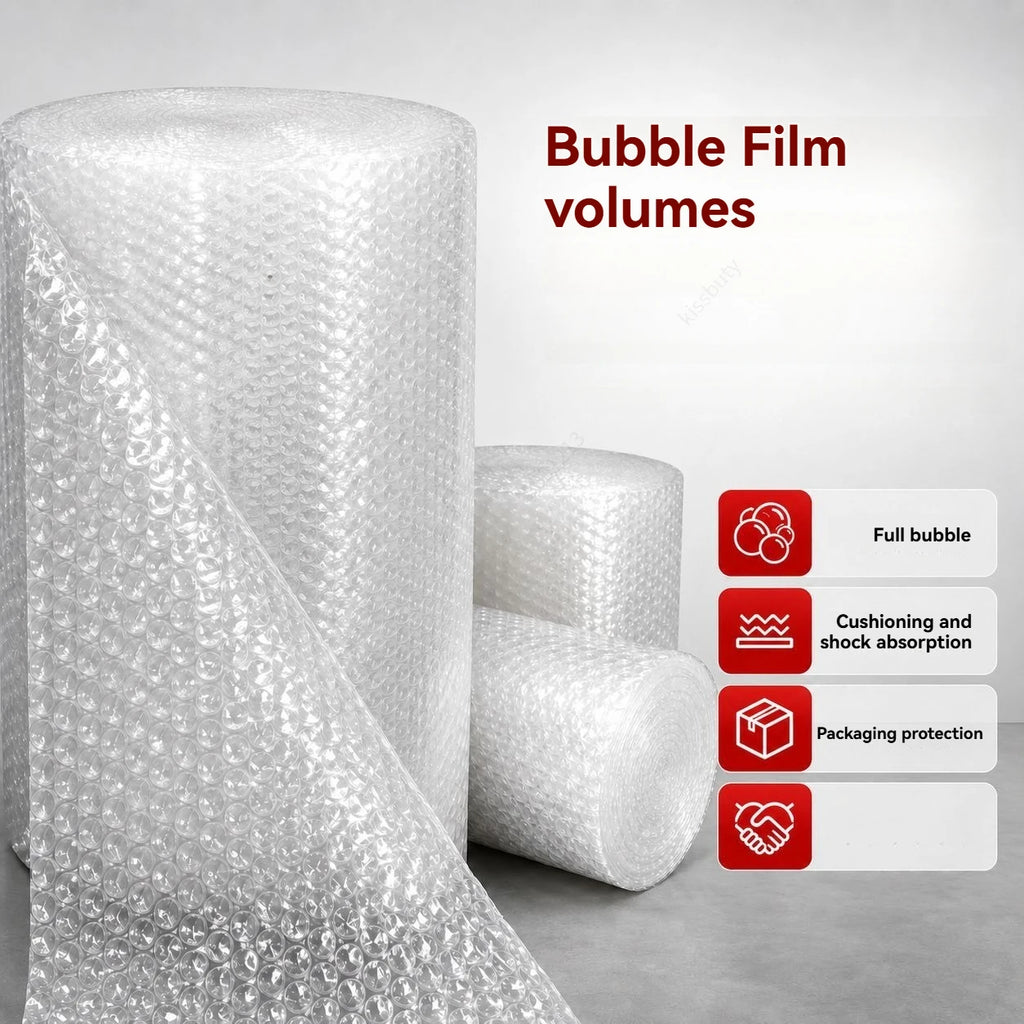 Shockproof Foam Packaging Film Transparent Foam Protection, Prevent Collision and Vibration, Suitable for Mailing and Office Use